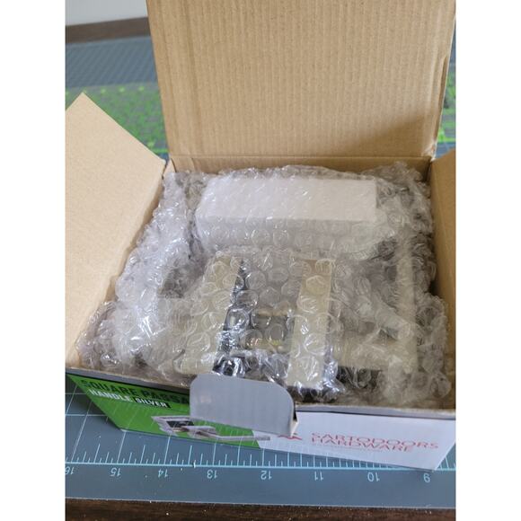 Sartodoors Hardware Square Passage Handle Silver - Picture 4 of 7